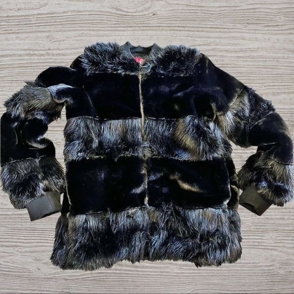 N:PHILANTROPHY Woman’s Harlan Faux Fur Black Cat Jacket NWT Size Small $320!!! - Picture 6 of 6